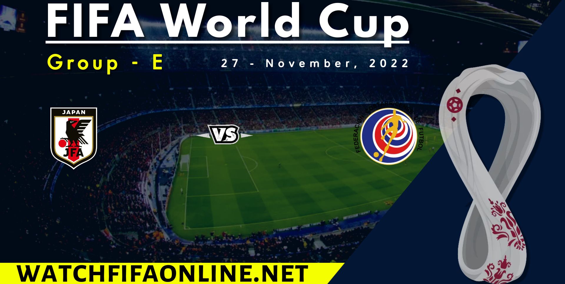 Japan Vs Costa Rica Live Stream 2022 | FIFA WC slider